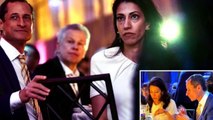 Weiner out again Disgraced pol spotted at event with estranged wife Huma Abedin