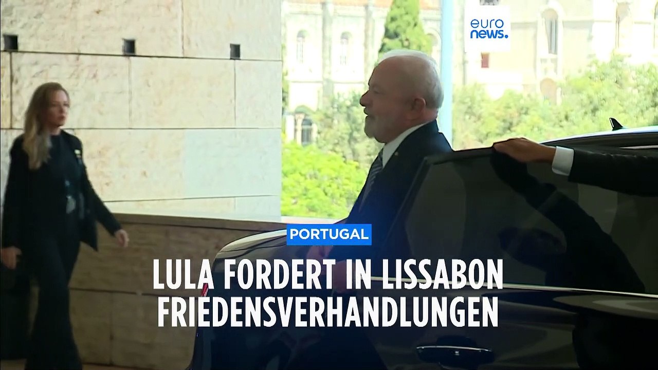 Lula da Silva ist auf Europareise, erster Stop: Portugal