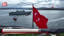 TCG Anadolu gemisi, İstanbul Boğazı’nda seyretti