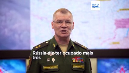 Rússia diz que ocupou três distritos da cidade ucraniana de Bakhmut