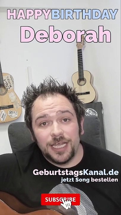 Happy Birthday, Deborah! Geburtstagsgrüße an Deborah