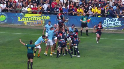 TOP 14 - Essai de Baptiste CHOUZENOUX (R92) - USA Perpignan - Racing 92 - Saison 2022-2023