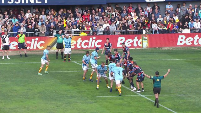 TOP 14 - Essai de Sacha LOTRIAN (USAP) - USA Perpignan - Racing 92 - Saison 2022-2023