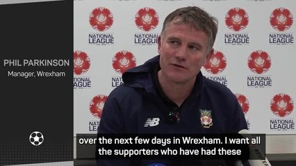 Emotional Parkinson revels in Wrexham's promotion party