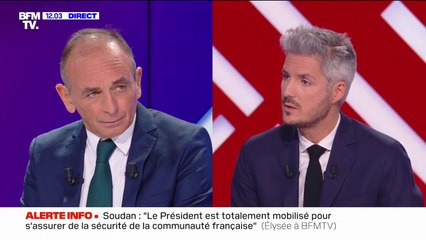 Éric Zemmour: "Emmanuel Macron a éludé la campagne présidentielle, il le paie après"