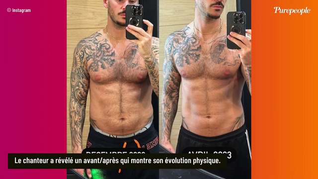 Avant/après 4 mois plus tard : M. Pokora dévoile un changement physique de taille, il était dans sa pire shape