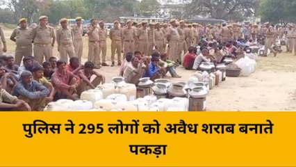 हरदोई: नगर निकाय चुनाव से पहले शराब माफियाओं पर कसा शिकंजा, भारी मात्रा में शराब बरामद