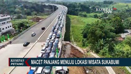 Lebaran Hari Kedua, Jalan Menuju Wisata Pelabuhan Ratu Macet Panjang | 23 April 2023