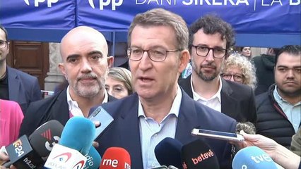 Feijóo ve "una remontada del constitucionalismo en Cataluña"