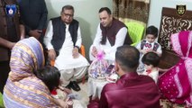 DIG Security Dr. Maqsood Ahmed visits the residences of martyrs on Eid | 2023