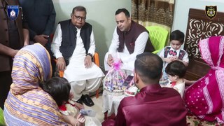 DIG Security Dr. Maqsood Ahmed visits the residences of martyrs on Eid | 2023