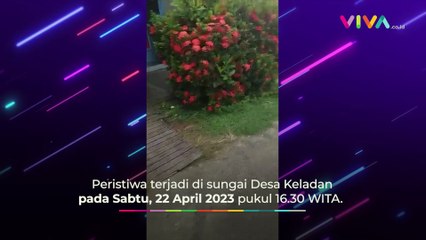 DETIK-DETIK Dua Kapal Tongkang Tabrak 35 Rumah Warga Kalsel