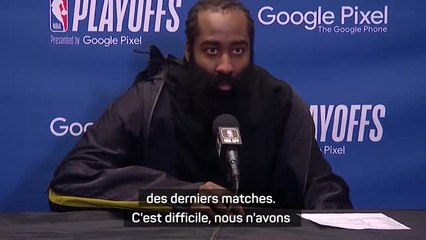 76ers - Harden : "Ce qui compte, c'est de remporter les matches"