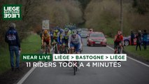 11 riders took a 4 minutes lead - #LiegeBastogneLiege 2023