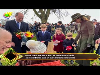 Prince Louis fête ses 5 ans : les internautes frappés  sa ressemblance avec un autre membre de la fa