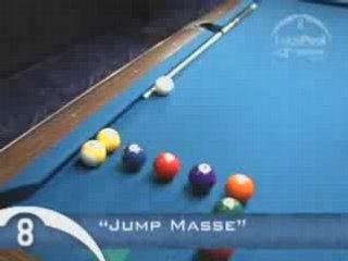 Billiard Trickshot - The Jump Masse
