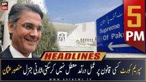 ARY News Headlines | 5 PM | 23rd April 2023