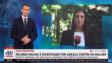 Ex-mulher do perito Ricardo Molina divulga áudios e vídeos com ameaças; Kobayashi analisa