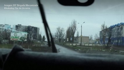Maniobras del ejército ucranio en Bajmut
