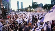 تظاهرة جديدة احتجاجا على مشروع إصلاح النظام القضائي في إسرائيل
