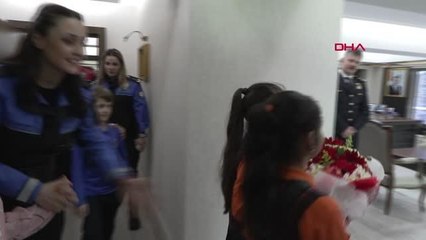 İSTANBUL ? İSTANBUL İL EMNİYET MÜDÜRÜ AKTAŞ'IN KOLTUĞUNA ŞEHİT KIZI BEYZA OTURDU