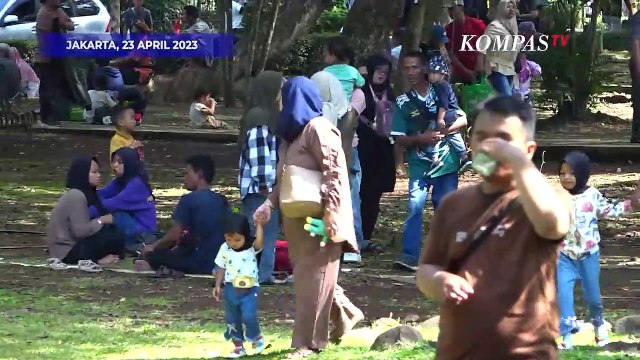 Hari Kedua Lebaran, Pengunjung Taman Margasatwa Ragunan Membeludak
