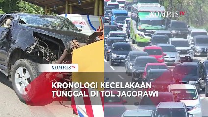 Kronologi Kecelakaan Tunggal di Tol Jagorawi KM 21, Macet Sempat Mengular