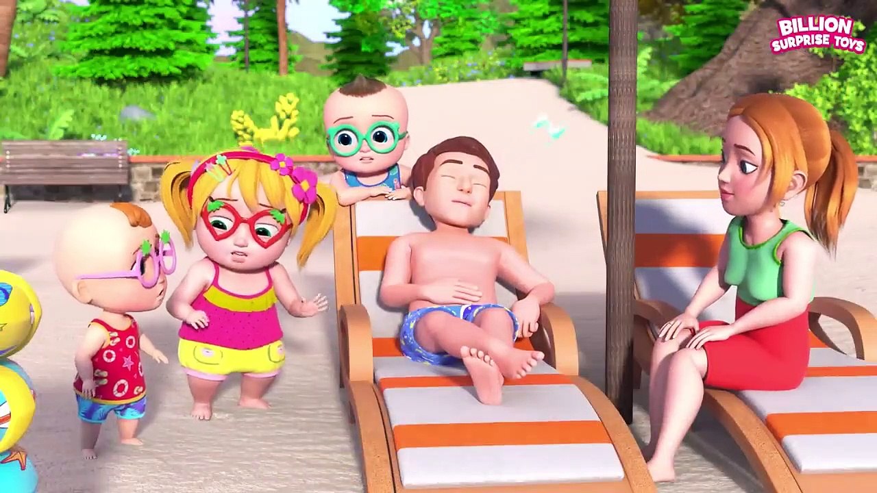 Let’s Learn about Shapes at the Beach! Kids Popular Learning Cartoon Music