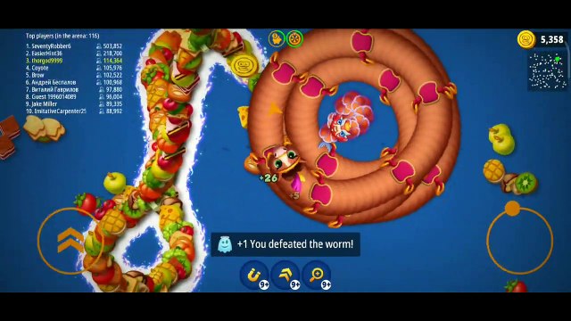 WormsZone.io Best Pro Slither Snake Top 01 Epic Worms Zoneio Best Gameplay