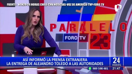 Alejandro Toledo: así informó la prensa extranjera sobre su extradición al Perú