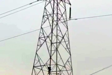Video: शराब के लिए पैसे नहीं मिलने पर बिजली के खंभे पर चढ़ा शख्स, बंद कराई गई सप्लाई