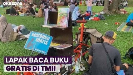 Rekomendasi Libur Lebaran, Ada Lapak Baca Buku Gratis di TMII