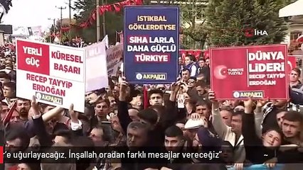 Cumhurbaşkanı Erdoğan: "TCG Anadolu uçak gemimizi İzmir'e uğurlayacağız. İnşallah oradan farklı mesajlar vereceğiz"