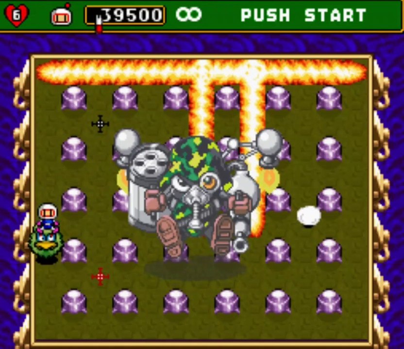 Jugando bomberman 4