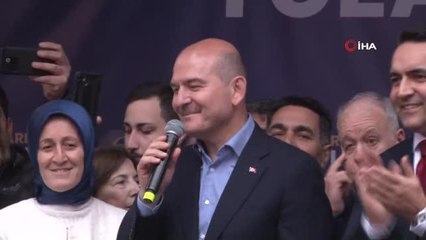 İçişleri Bakanı Süleyman Soylu Bahçeköylü vatandaşlarla bayramlaştı