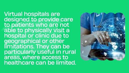 Telehealth, virtual hospitals & health communities