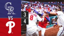 Resumen Rockies de Colorado vs Phillies de Philadelphia | MLB 22-04-2023