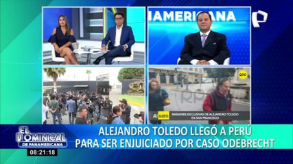 Exvicepresidente David Waisman llegó a la sede de la DIPA para "encarar" a Alejandro Toledo