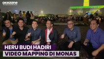 Hadiri Video Mapping di Monas, Heru Budi: Masyarakat Nikmati Liburan di Jakarta