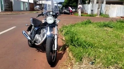 Motociclista fica ferido após se envolver em colisão com Siena