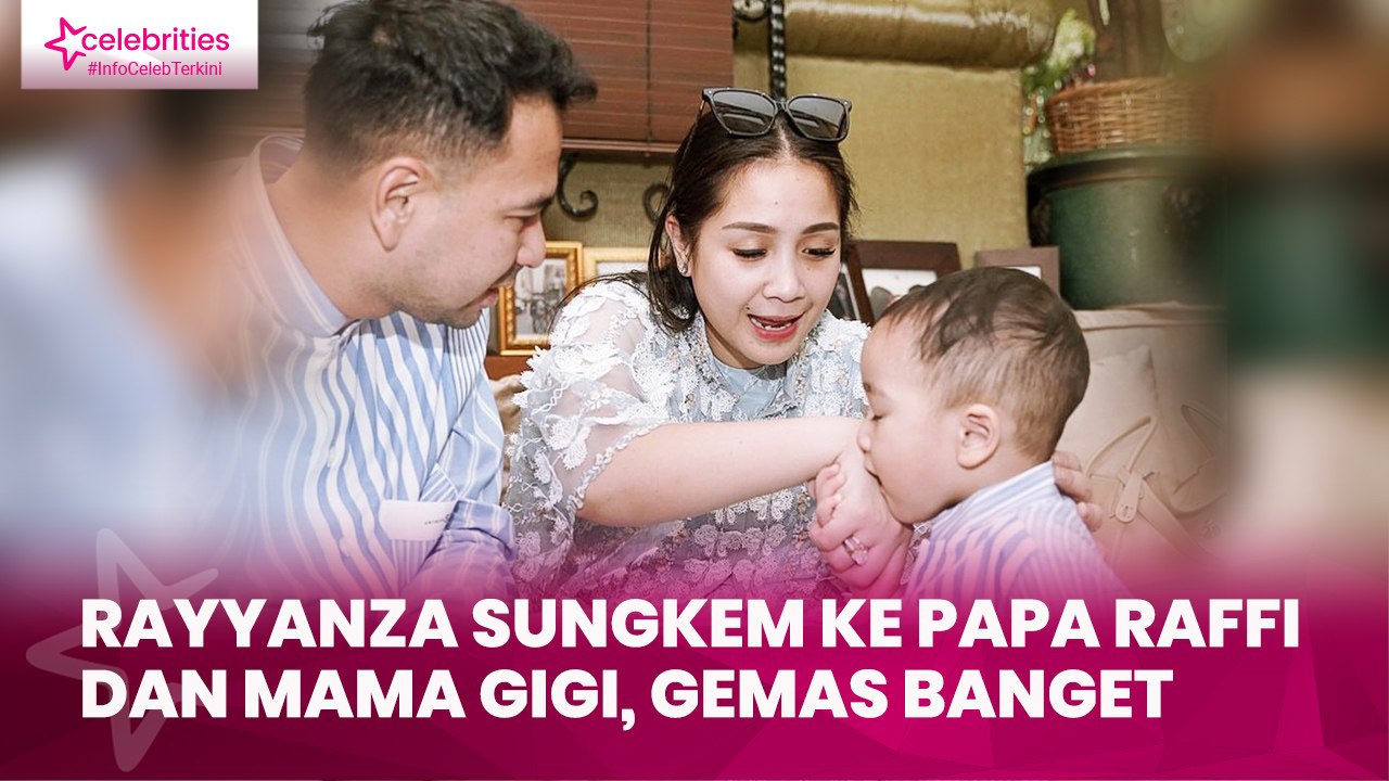 Rayyanza Sungkem ke Papa Raffi dan Mama Gigi, Gemas Banget