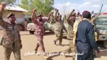 مشاهد من استسلام عناصر من مليشيا الدعم السريع بالفشقة الصغرى للجيش السوداني