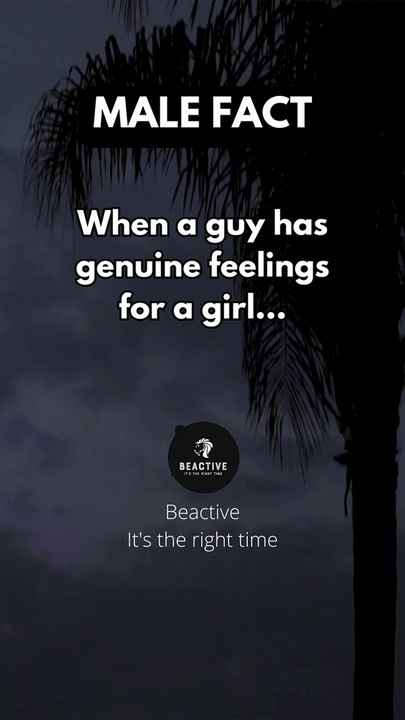 When a guy has genuine feelings for a girl... #malefacts #psychologyfacts #shorts #subscribe #beactivewithbhatti