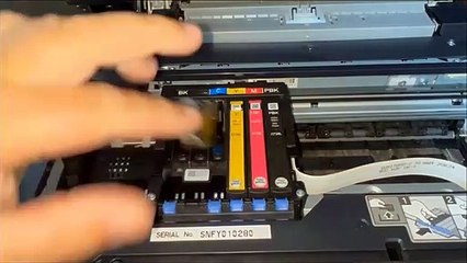 How To Replace the Ink Cartriges in a Epson XP610 Printer