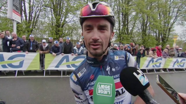 Liège-Bastogne-Liège 2023 - Julian Alaphilippe : C'était difficile de faire mieux, je pense... Remco Evenepoel se loupe rarement et un peu déçu pour Tadej Pogacar !