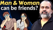 Can a man and a woman be just friends? || Acharya Prashant, with Delhi University (2023)