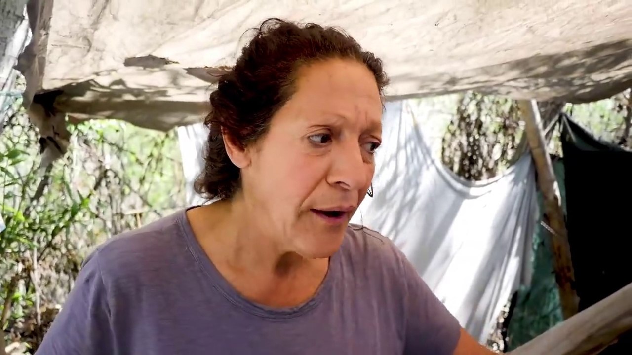 Meet=Homeless Woman Shows How She Lives in a Tent