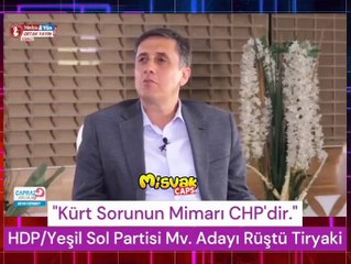 HDP'li Tiryaki'den ortalığı karıştıracak sözler! 'Kürt sorununun mimarı CHP'dir'