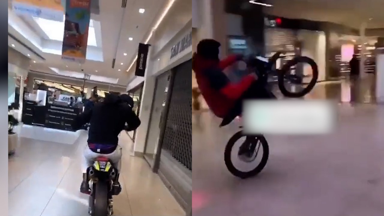 Nantes, Grenoble... Les rodéos à moto se multiplient dans les centres commerciaux