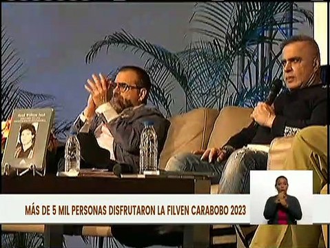 Tarek William Saab presenta su libro Hoguera de una adolescencia intemporal en la Filven Carabobo